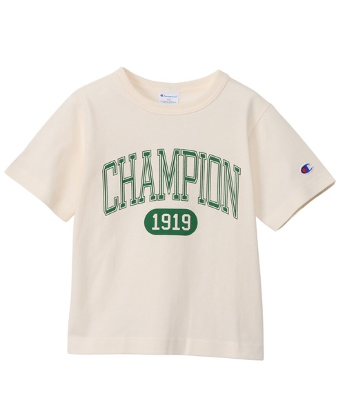 Champion（チャンピオン）の「【Champion/チャンピオン】キッズ キャンパス ショートスリーブTシャツ（Tシャツ/カットソー・キッズ・オレンジ/ネイビー/ライトグリーン/オフホワイト・100/120/130/110/140）」の10枚目の写真