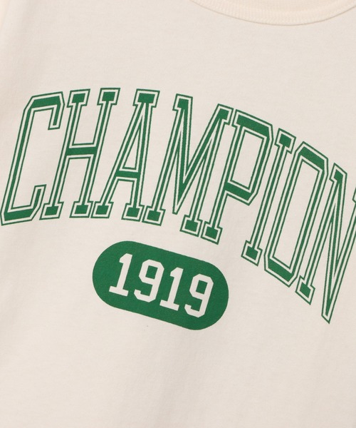 Champion（チャンピオン）の「【Champion/チャンピオン】キッズ キャンパス ショートスリーブTシャツ（Tシャツ/カットソー・キッズ・オレンジ/ネイビー/ライトグリーン/オフホワイト・100/120/130/110/140）」の11枚目の写真