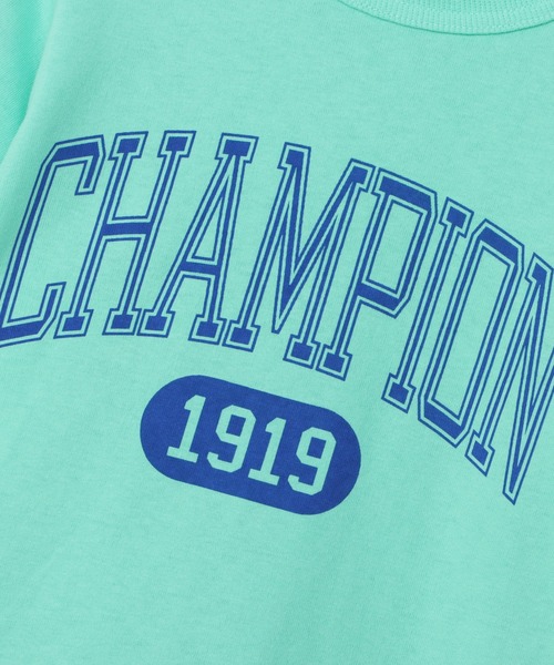 Champion（チャンピオン）の「【Champion/チャンピオン】キッズ キャンパス ショートスリーブTシャツ（Tシャツ/カットソー・キッズ・オレンジ/ネイビー/ライトグリーン/オフホワイト・100/120/130/110/140）」の14枚目の写真
