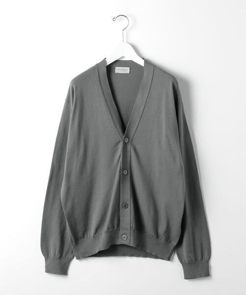 ＜JOHN SMEDLEY（ジョンスメドレー）＞ S4578 24G カーディガン