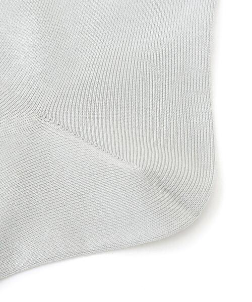 UNTITLED（アンタイトル）の「◆コットン×ナイロン　ソックス（ソックス/靴下・レディース・ホワイト系/ライトグレー/ブラック・00）」の6枚目の写真