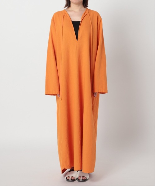 CITYSHOP（シティーショップ）の「KARSEY KAFTAN DRESS：ワンピース（ワンピース・レディース・ブラック/オレンジ・38/36）」の5枚目の写真