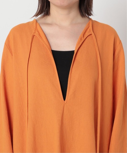 CITYSHOP（シティーショップ）の「KARSEY KAFTAN DRESS：ワンピース（ワンピース・レディース・ブラック/オレンジ・38/36）」の10枚目の写真