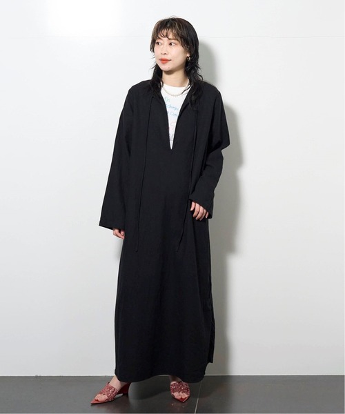 CITYSHOP（シティーショップ）の「KARSEY KAFTAN DRESS：ワンピース（ワンピース・レディース・ブラック/オレンジ・38/36）」の21枚目の写真