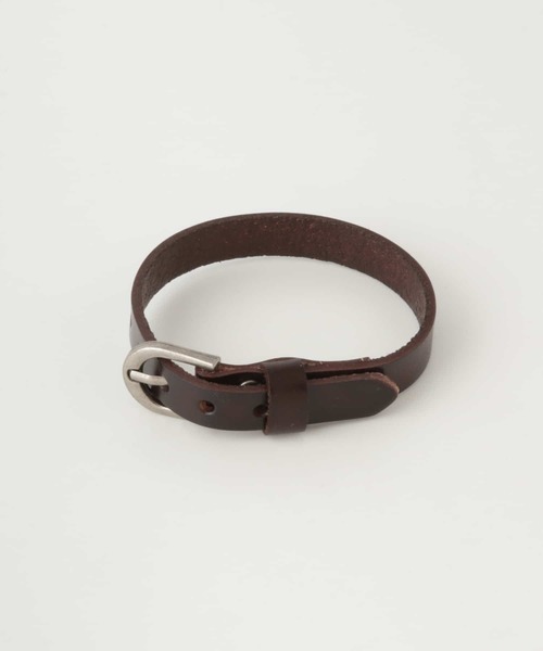 SENSE OF PLACE by URBAN RESEARCH（センスオブプレイスバイアーバンリサーチ）の「レザーベルトブレスレット（ブレスレット・メンズ・ブラック/ベージュ/ブラウン・ONE）」の7枚目の写真