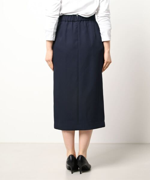 allureville（アルアバイル）の「ダブルオックススカート（スカート・レディース・グリーン/ネイビー/ベージュ・1/2）」の5枚目の写真