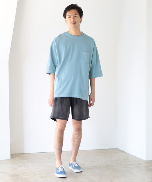 BEAMS（ビームス）の「BEAMS / ヘビー ジャージー ショーツ（その他パンツ・メンズ・ブラック/セージグリーン・L/XL/S/M）」の4枚目の写真