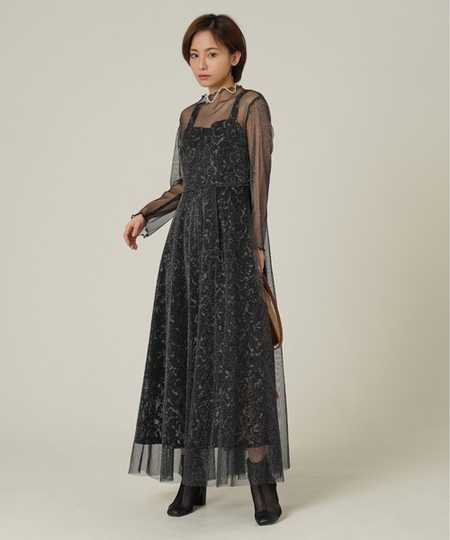 スーツ・フォーマル・ドレス My shawty milano lame day dress My shawty（ﾏｲｼｬｳﾃｨｰ）の「sofia lame day dress（ドレス）」 - WEAR