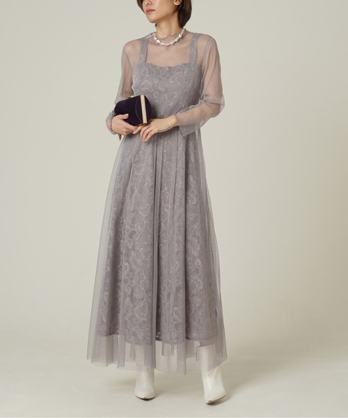 My shawty（ﾏｲｼｬｳﾃｨｰ）の「sofia lame day dress（ドレス）」 - WEAR