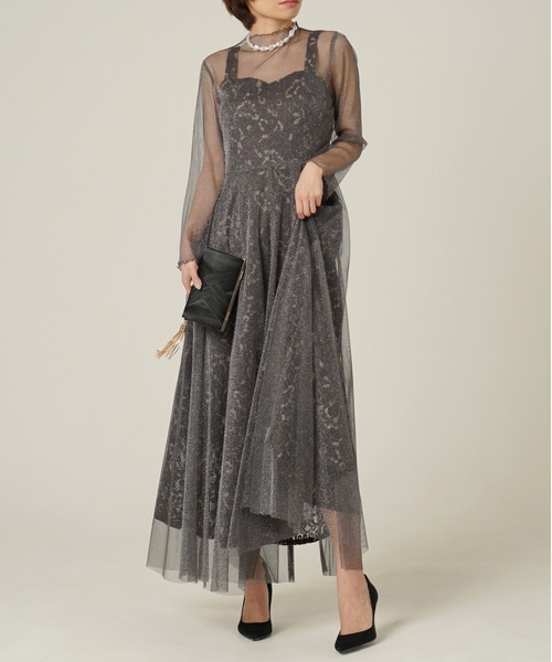 スーツ・フォーマル・ドレス My shawty  milano lame day dress My shawty（ﾏｲｼｬｳﾃｨｰ）の「sofia lame day dress（ドレス）」 - WEAR