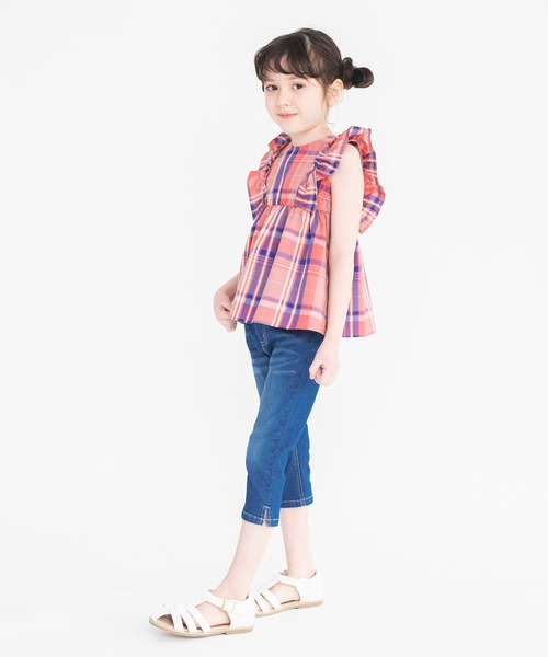 BRANSHES（ブランシェス）の「プレミアムストレッチデニムカプリパンツ（その他パンツ・キッズ・ネイビー/ブルー/アイボリー・100/110/120/130/140/150/90）」の10枚目の写真