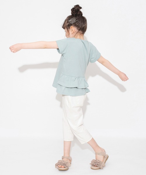 BRANSHES（ブランシェス）の「プレミアムストレッチデニムカプリパンツ（その他パンツ・キッズ・ネイビー/ブルー/アイボリー・100/110/120/130/140/150/90）」の15枚目の写真