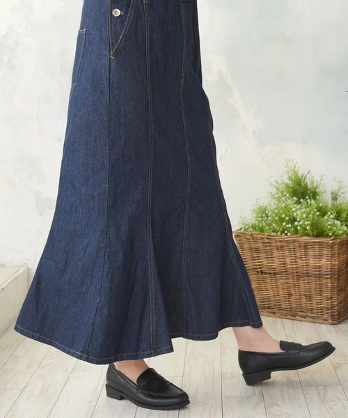 sango（sango）の「マーメイドジャンスカ（スカート・レディース・ベージュ/インディゴブルー/アイボリー・FREE）」の4枚目の写真