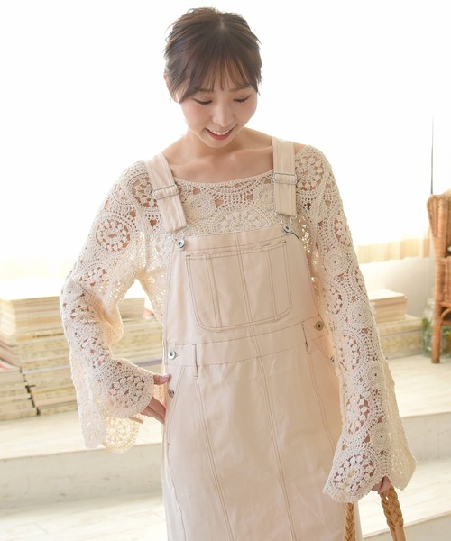 sango（sango）の「マーメイドジャンスカ（スカート・レディース・ベージュ/インディゴブルー/アイボリー・FREE）」の17枚目の写真