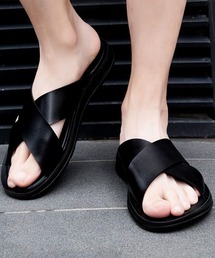 Fun & Daily（ファンアンドデイリー）の「F&D : レザークロスサンダル（サンダル）」