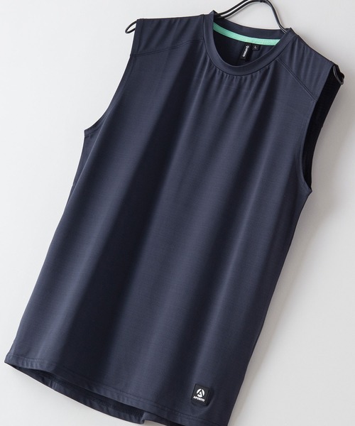 JEANS MATE(ジーンズメイト)の「【APORITO/アポリト】UVカットドライジャガードメッシュマッスルタンクトップ(タンクトップ・メンズ・チャコールグレー/ブラック/ブルー系その他・MEDIUM/LARGE/X-LARGE)」の1枚目の写真