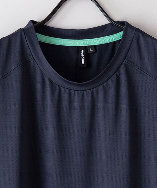 JEANS MATE(ジーンズメイト)の「【APORITO/アポリト】UVカットドライジャガードメッシュマッスルタンクトップ(タンクトップ・メンズ・チャコールグレー/ブラック/ブルー系その他・MEDIUM/LARGE/X-LARGE)」の11枚目の写真