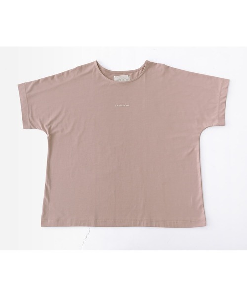 n'OrLABEL（ノアールレーベル）の「【廃盤】『ワンポイントロゴプリントTシャツ』（Tシャツ/カットソー・レディース・ブラック/グレイッシュブルー/ピンクベージュ/オフホワイト・FREE）」の20枚目の写真