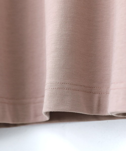 n'OrLABEL（ノアールレーベル）の「【廃盤】『ワンポイントロゴプリントTシャツ』（Tシャツ/カットソー・レディース・ブラック/グレイッシュブルー/ピンクベージュ/オフホワイト・FREE）」の22枚目の写真