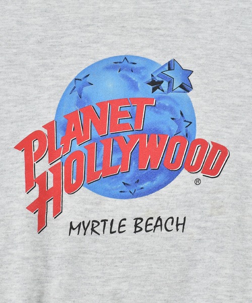 VINTAGE（ヴィンテージ）の「【ヴィンテージ古着】PLANET HOLLYWOOD/プラネットハリウッド クルーネックスウェット USA製（スウェット・メンズ・グレー・X-LARGE）」の5枚目の写真