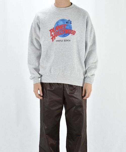 VINTAGE（ヴィンテージ）の「【ヴィンテージ古着】PLANET HOLLYWOOD/プラネットハリウッド クルーネックスウェット USA製（スウェット・メンズ・グレー・X-LARGE）」の8枚目の写真