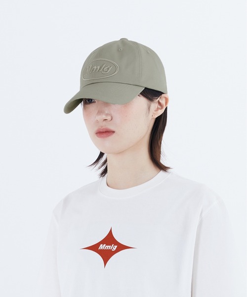 87mm（87mm）の「【87MM / Mmlg】OPACITY BALLCAP / パルチムエムエム MMLG オパシティ ロゴ ベースボールキャップ（キャップ・レディース・ベージュ/ネイビー/ミント/ピンク・FREE）」の5枚目の写真