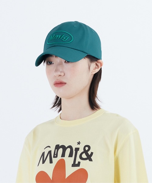 87mm（87mm）の「【87MM / Mmlg】OPACITY BALLCAP / パルチムエムエム MMLG オパシティ ロゴ ベースボールキャップ（キャップ・レディース・ベージュ/ネイビー/ミント/ピンク・FREE）」の8枚目の写真