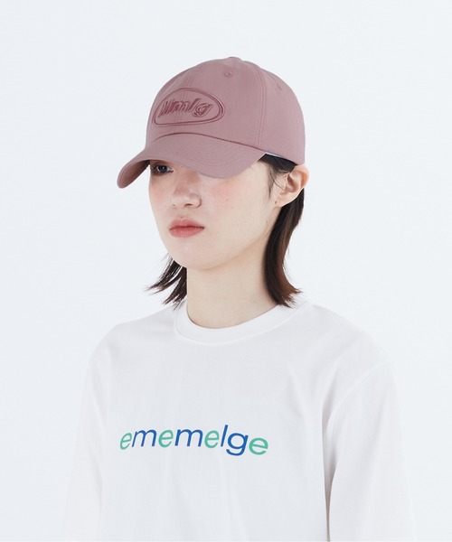 87mm（87mm）の「【87MM / Mmlg】OPACITY BALLCAP / パルチムエムエム MMLG オパシティ ロゴ ベースボールキャップ（キャップ・レディース・ベージュ/ネイビー/ミント/ピンク・FREE）」の14枚目の写真