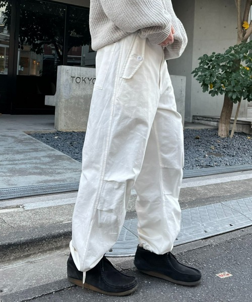 CIAOPANIC(チャオパニック)の「スノーパンツ(カーゴパンツ・メンズ・ホワイト/オリーブ/ブラック・MEDIUM/LARGE)」の2枚目の写真
