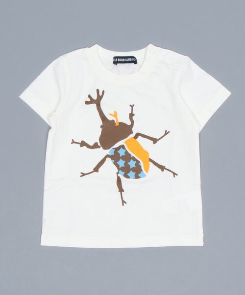 LITTLE BEAR CLUB(リトルベアクラブ)の「虫プリント半袖Tシャツ(Tシャツ/カットソー・キッズ・グリーン/ブラック/レッド/エメラルド/ブラウン/ブルー・130/110/80/90/120/100)」の3枚目の写真