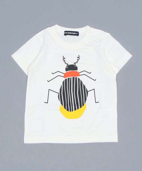 LITTLE BEAR CLUB(リトルベアクラブ)の「虫プリント半袖Tシャツ(Tシャツ/カットソー・キッズ・グリーン/ブラック/レッド/エメラルド/ブラウン/ブルー・130/110/80/90/120/100)」の6枚目の写真