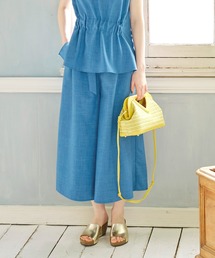 Cepica | ベルト付きカラーキュロットパンツ(その他パンツ)