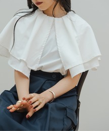 HANNE | フリルカラーチュニックブラウス(シャツ/ブラウス)