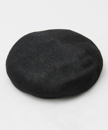 Basiquenti（ベーシックエンティ）の「麻混 リネン サーモ ベレー帽（ハンチング/ベレー帽）」