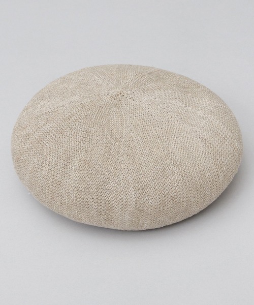 Basiquenti（ベーシックエンティ）の「麻混 リネン サーモ ベレー帽（ハンチング/ベレー帽・メンズ・ベージュ/ブラック/ブラウン/グレー/ネイビー/ナチュラル/チャコール・FREE）」の17枚目の写真