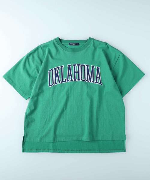 HONEYSUCKLE ROSE（ハニーサックルローズ）の「【HONEYSUCKLE ROSE】ビッグロゴプリントＴ（Tシャツ/カットソー・レディース・ホワイト/ネイビー/グリーン・M/L）」の7枚目の写真