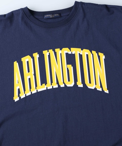 HONEYSUCKLE ROSE（ハニーサックルローズ）の「【HONEYSUCKLE ROSE】ビッグロゴプリントＴ（Tシャツ/カットソー・レディース・ホワイト/ネイビー/グリーン・M/L）」の9枚目の写真