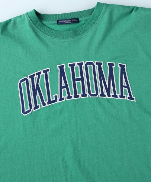 HONEYSUCKLE ROSE（ハニーサックルローズ）の「【HONEYSUCKLE ROSE】ビッグロゴプリントＴ（Tシャツ/カットソー・レディース・ホワイト/ネイビー/グリーン・M/L）」の13枚目の写真