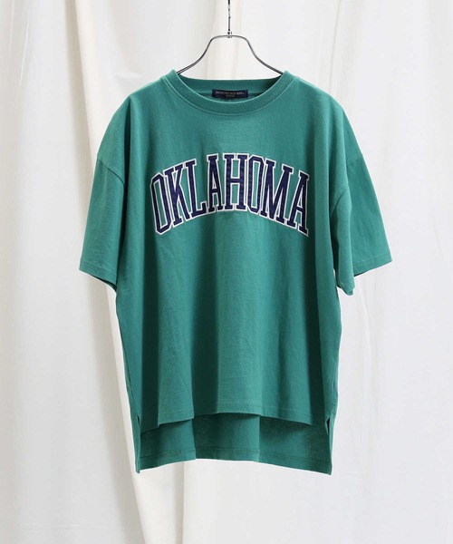 HONEYSUCKLE ROSE（ハニーサックルローズ）の「【HONEYSUCKLE ROSE】ビッグロゴプリントＴ（Tシャツ/カットソー・レディース・ホワイト/ネイビー/グリーン・M/L）」の16枚目の写真