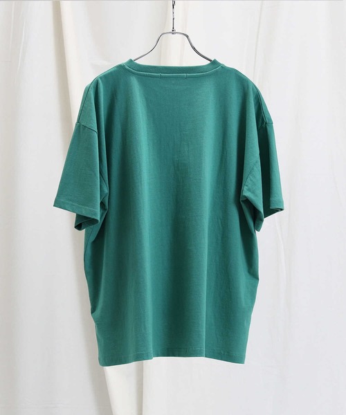 HONEYSUCKLE ROSE（ハニーサックルローズ）の「【HONEYSUCKLE ROSE】ビッグロゴプリントＴ（Tシャツ/カットソー・レディース・ホワイト/ネイビー/グリーン・M/L）」の17枚目の写真