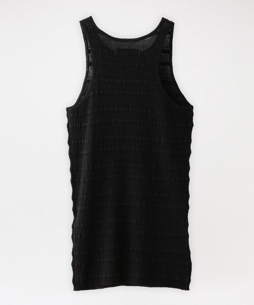 SAYAKADAVIS（サヤカディヴィス）の「【SAYAKA DAVIS】WOMEN Knit Tanktop MKT105-BC（タンクトップ・レディース・ブラック・FREE）」の2枚目の写真