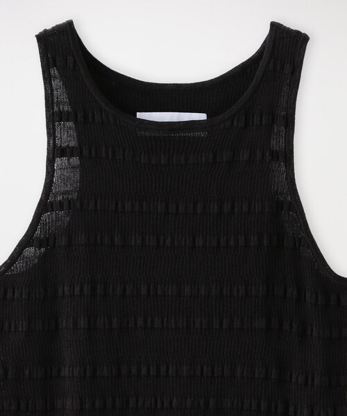 SAYAKADAVIS（サヤカディヴィス）の「【SAYAKA DAVIS】WOMEN Knit Tanktop MKT105-BC（タンクトップ・レディース・ブラック・FREE）」の3枚目の写真