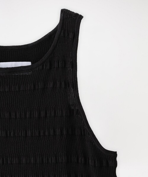 SAYAKADAVIS（サヤカディヴィス）の「【SAYAKA DAVIS】WOMEN Knit Tanktop MKT105-BC（タンクトップ・レディース・ブラック・FREE）」の4枚目の写真
