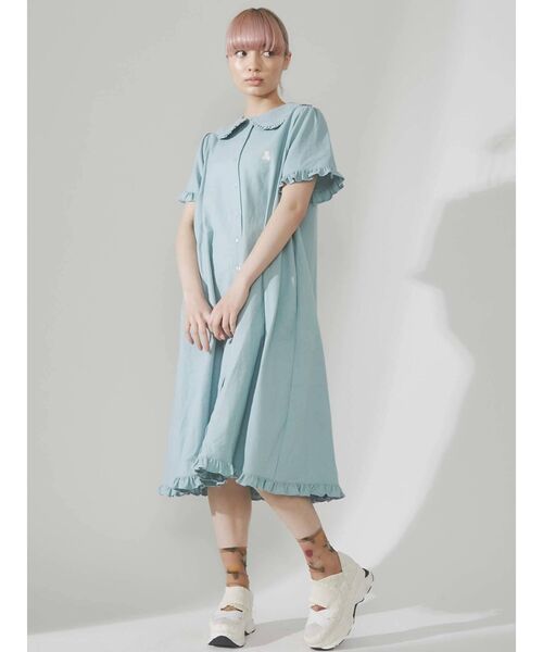 merry jenny（メリージェニー）の「ジャガードフリルバンドスニーカー（スニーカー・レディース・アイボリー/ブラック・SMALL/MEDIUM/LARGE）」の22枚目の写真