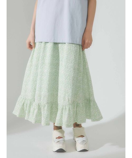 merry jenny（メリージェニー）の「ジャガードフリルバンドスニーカー（スニーカー・レディース・アイボリー/ブラック・SMALL/MEDIUM/LARGE）」の3枚目の写真