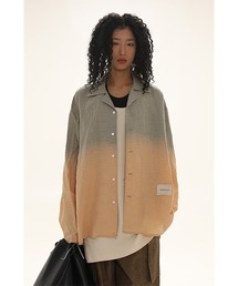 【MASONPRINCE】Oversized dyed open collar shirt CS2096