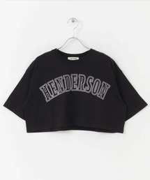 カレッジロゴクロップドTシャツ