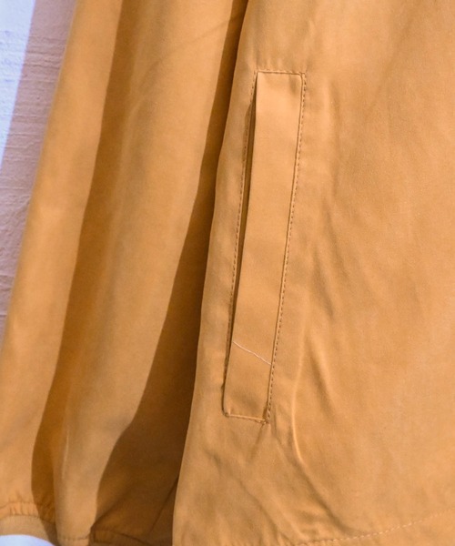 Ritzy(リッツィー)の「ポリピーチスタジアムシャツジャケット(ノーカラージャケット・メンズ・イエロー/グリーン/チャコール・LARGE/MEDIUM/X-LARGE)」の11枚目の写真