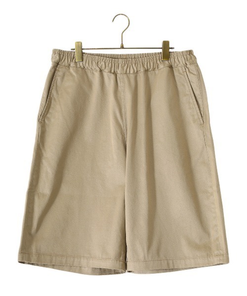 GOLD（ゴールド）の「東洋エンタープライズ GOLD / ゴールド：SELVEDGE WEAPON EASY WIDE SHORTS：22A-GL52283[MUS]（その他パンツ・メンズ・カーキ・M/L）」の3枚目の写真