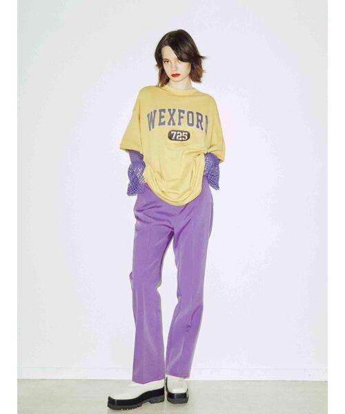 jouetie(ジュエティ)の「カレッジスーパーBIG Tシャツ(Tシャツ/カットソー・レディース・ブラック/オフホワイト/イエロー・MEDIUM)」の13枚目の写真